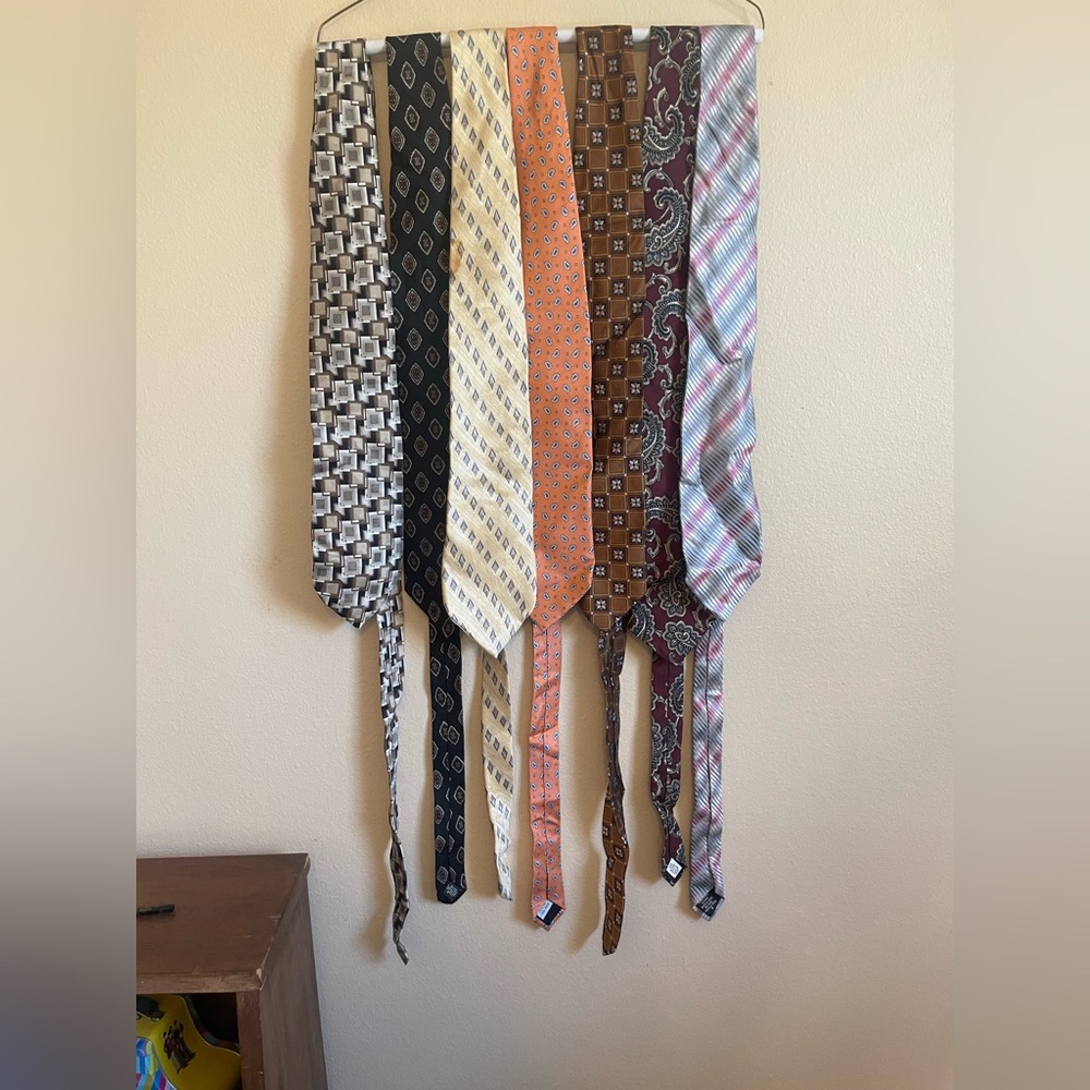 Lot of Seven Men’s Neck Ties